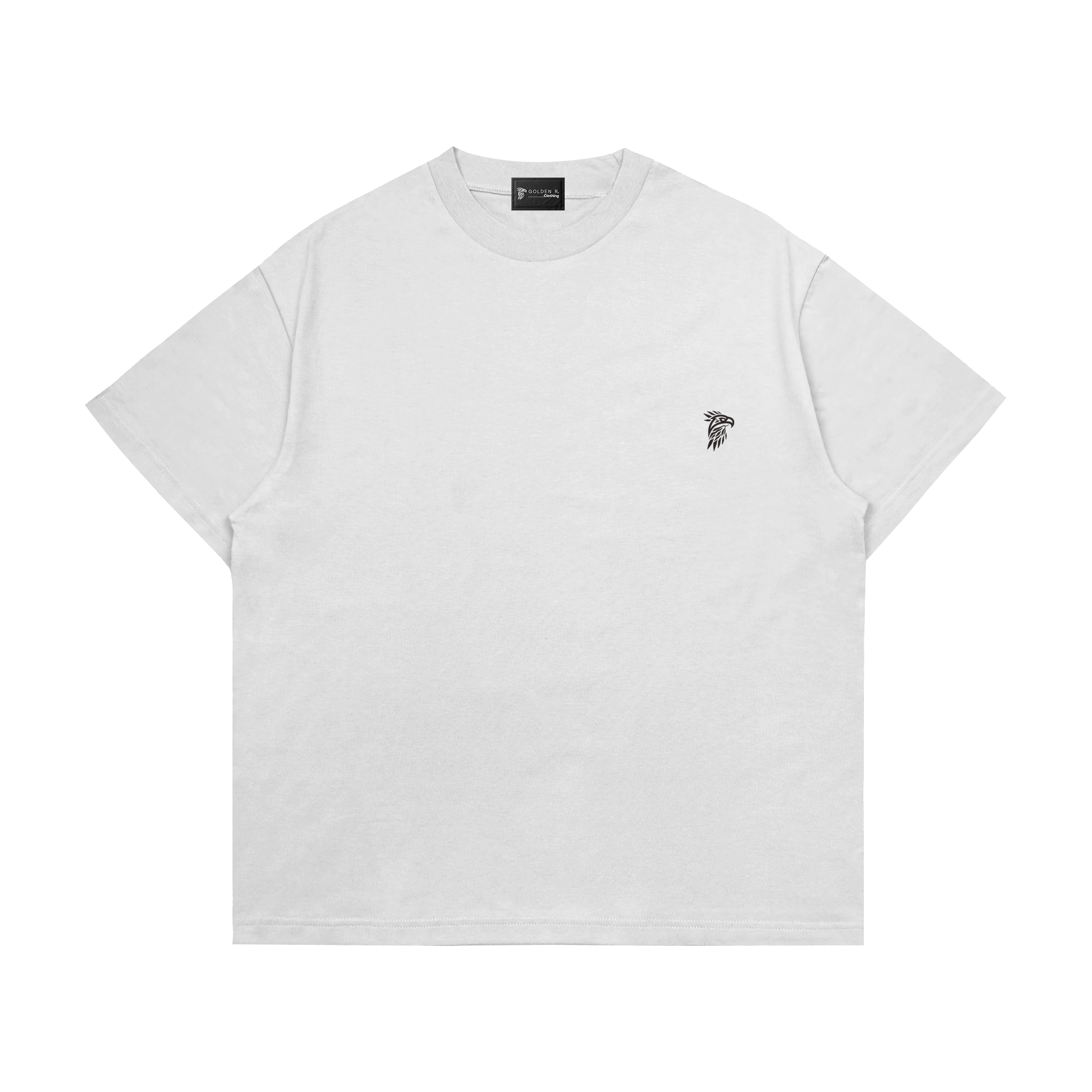 Boxy Oversized T-Shirt "GRROWL" White