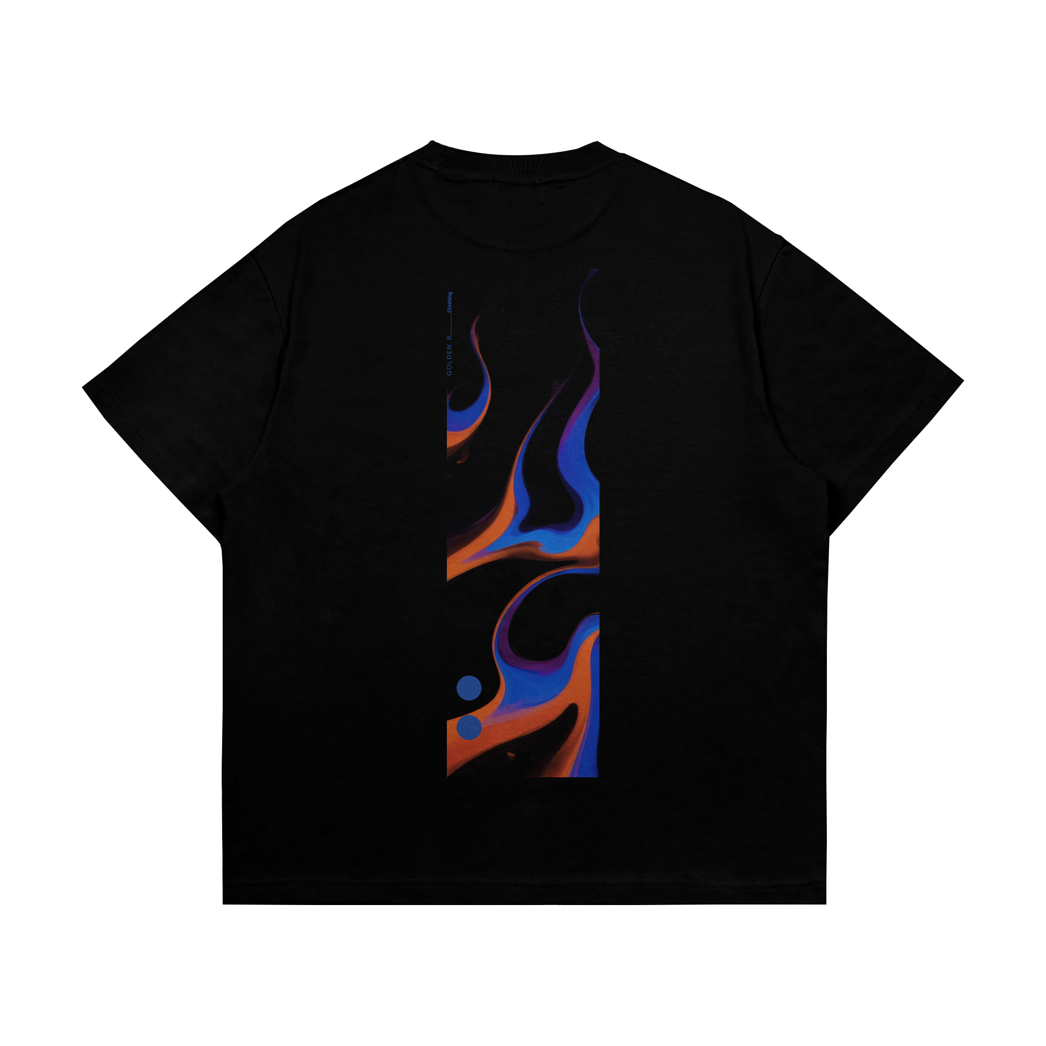 Boxy Oversized T-Shirt "Ethereal Flames