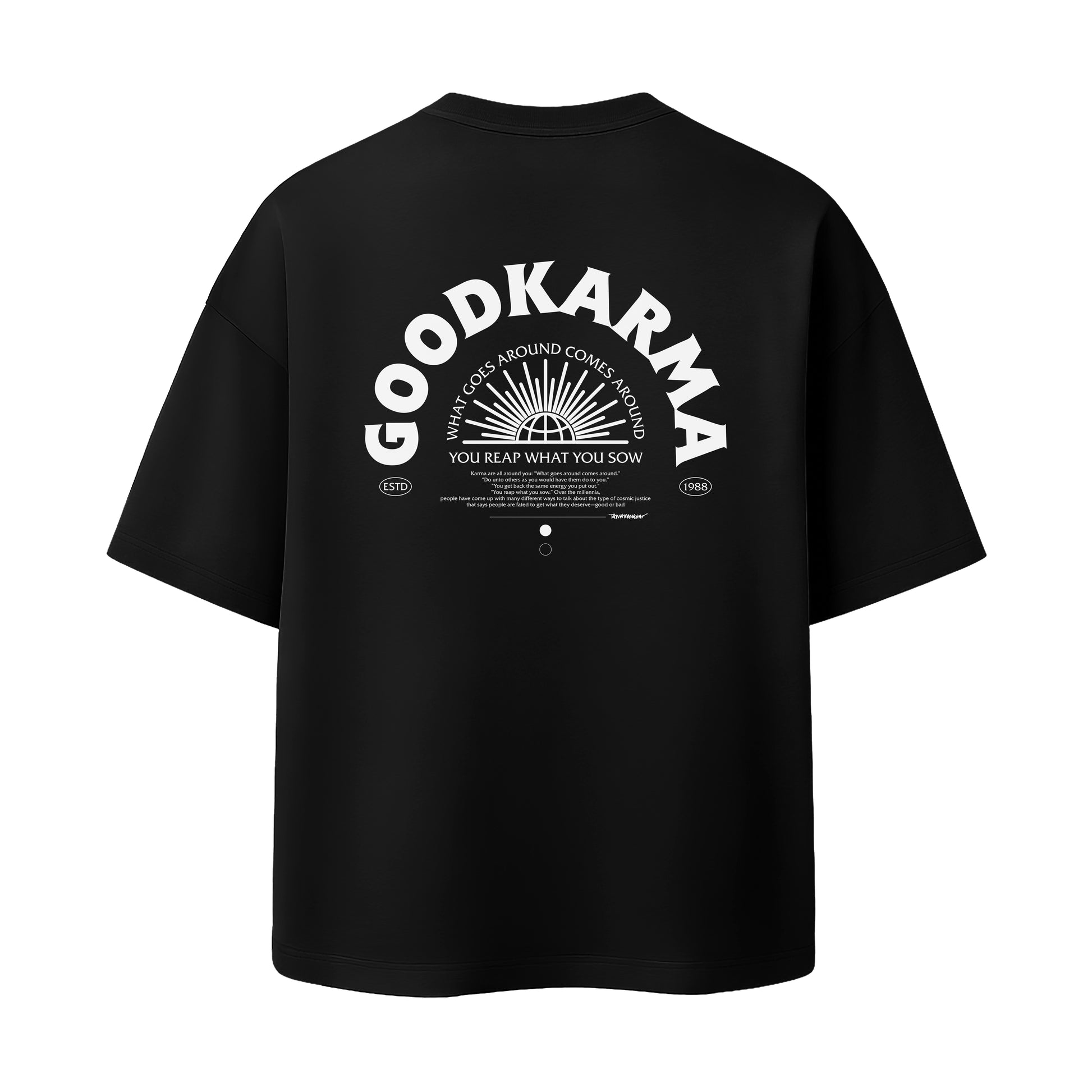 Classic Tee “Good Karma” – GO FOR GOLD