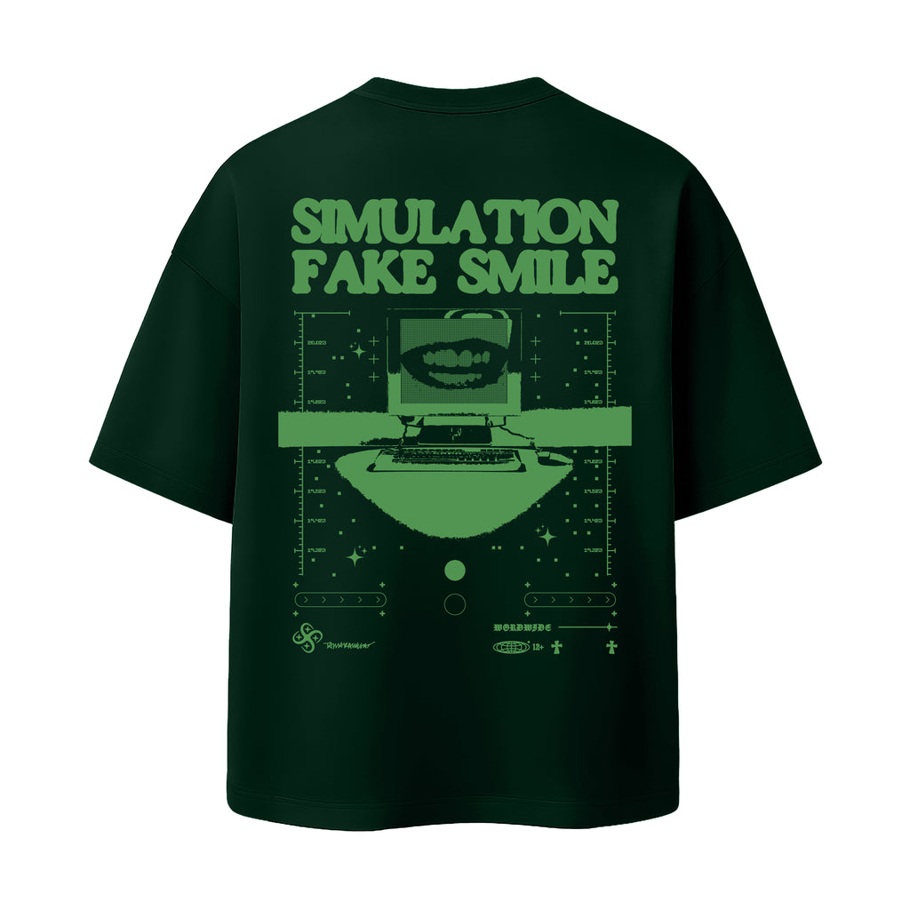 Classic Tee “Simulation Fake Smile” – GO FOR GOLD