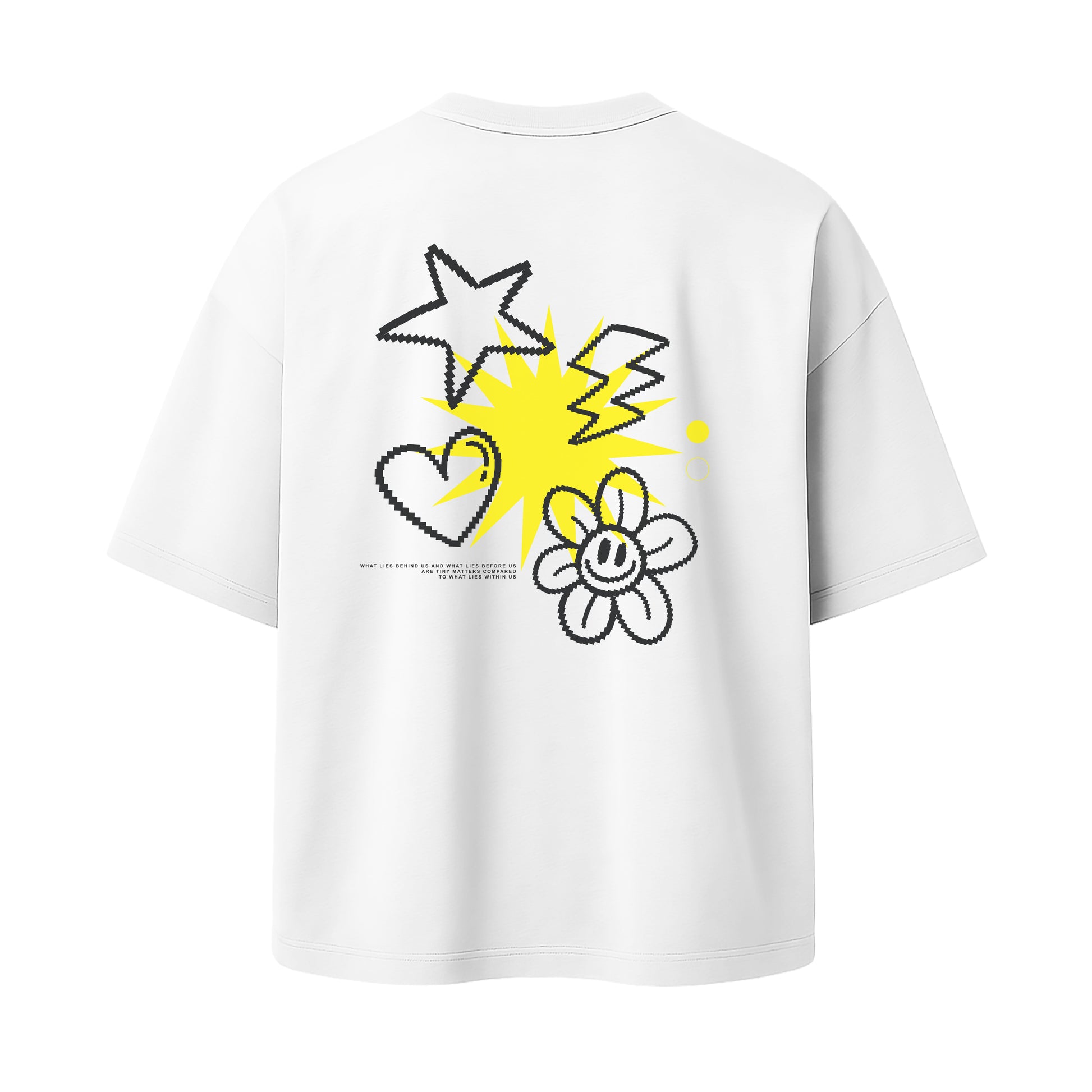 Classic Tee “Pixel Joy” – GO FOR GOLD