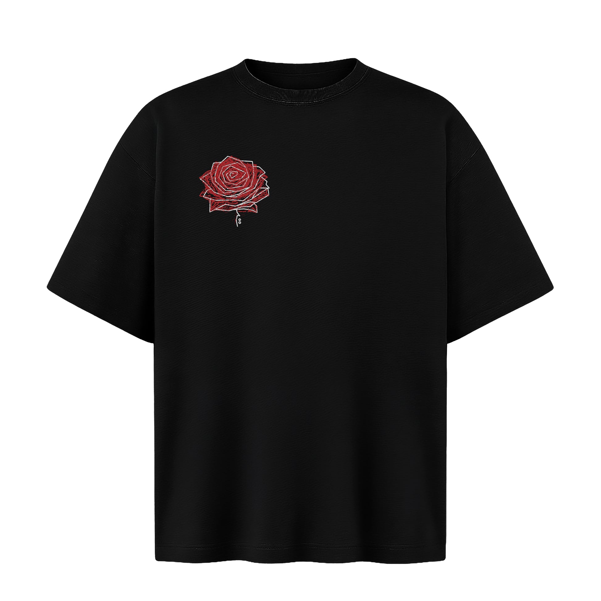 Classic Tee “Red Rose” – GO FOR GOLD